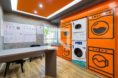 Studio para alugar com 24m², 1 quarto e sem vaga Studio para alugar com 24m², 1 quarto e sem vagaÁrea comum - Lavanderia