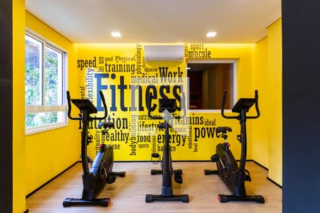 Studio para alugar com 24m², 1 quarto e sem vaga Studio para alugar com 24m², 1 quarto e sem vagaÁrea comum - Academia