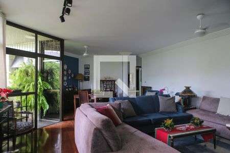 Sala de apartamento para alugar com 3 quartos, 158m² em Pompéia, Santos