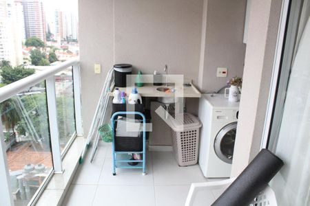 Varanda da Sala de apartamento para alugar com 1 quarto, 35m² em Perdizes, São Paulo