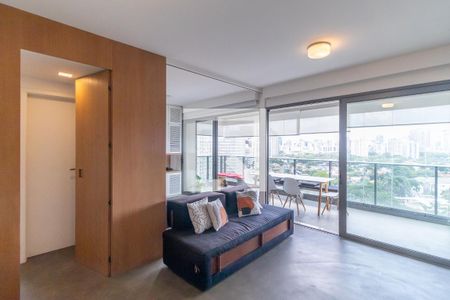 Sala   de apartamento à venda com 2 quartos, 64m² em Pinheiros, São Paulo