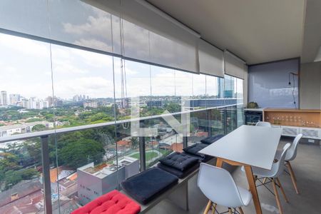 Varanda de apartamento à venda com 2 quartos, 64m² em Pinheiros, São Paulo