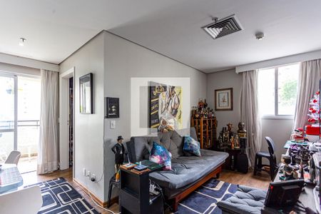 Sala e Cozinha de apartamento para alugar com 1 quarto, 41m² em Centro, Santo André