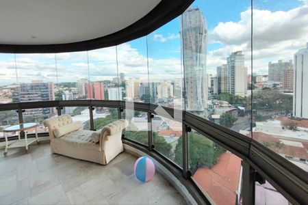 Varanda da Sala de apartamento para alugar com 5 quartos, 256m² em Cambuí, Campinas