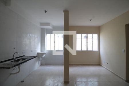 Sala/Cozinha de apartamento à venda com 2 quartos, 45m² em Vila Rio Branco, São Paulo