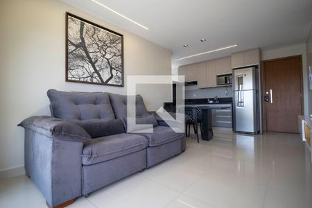 Sala de apartamento para alugar com 2 quartos, 63m² em Jardim América, Goiânia