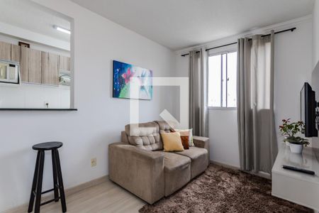 Sala de Estar de apartamento para alugar com 2 quartos, 48m² em Vila Mogilar, Mogi das Cruzes