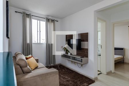 Sala de Estar de apartamento para alugar com 2 quartos, 48m² em Vila Mogilar, Mogi das Cruzes
