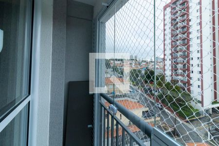 sacada da sala de apartamento à venda com 2 quartos, 38m² em Vila Invernada, São Paulo