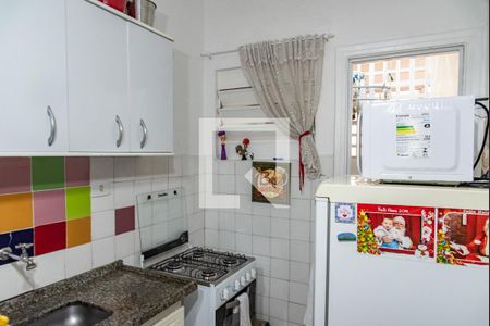 Cozinha de apartamento à venda com 1 quarto, 35m² em Aclimação, São Paulo