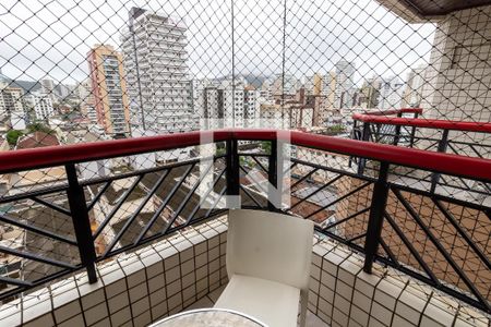 Detalhe da varanda de apartamento para alugar com 2 quartos, 85m² em Canto do Forte, Praia Grande