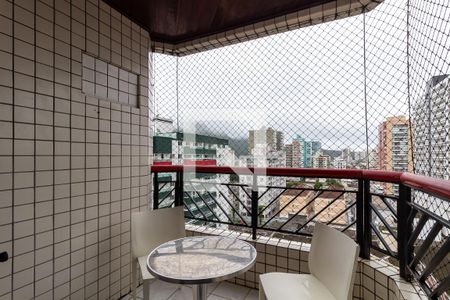 Varanda de apartamento para alugar com 2 quartos, 85m² em Canto do Forte, Praia Grande