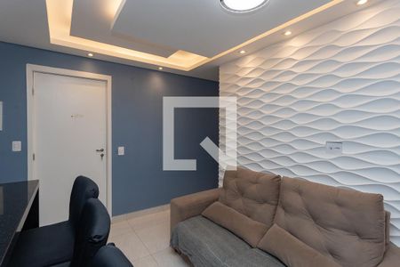 Sala  de apartamento à venda com 2 quartos, 43m² em Piraporinha, Diadema