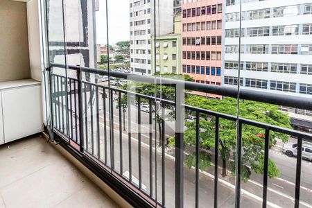 Varanda de apartamento para alugar com 1 quarto, 27m² em Centro, São Paulo