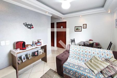 Sala de estar e jantar de apartamento à venda com 2 quartos, 56m² em Parque Residencial Vila União, Campinas