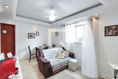 Sala de estar e jantar de apartamento à venda com 2 quartos, 56m² em Parque Residencial Vila União, Campinas