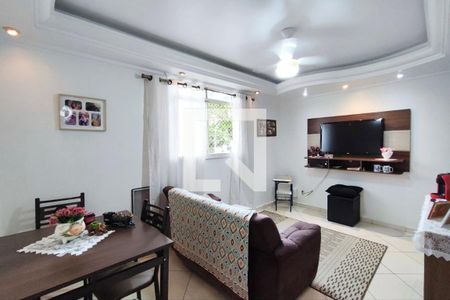 Sala de estar e jantar de apartamento à venda com 2 quartos, 56m² em Parque Residencial Vila União, Campinas