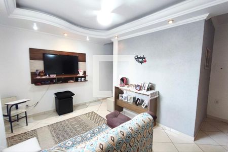 Sala de estar e jantar de apartamento à venda com 2 quartos, 56m² em Parque Residencial Vila União, Campinas