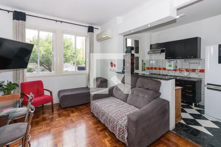 Sala de apartamento à venda com 2 quartos, 77m² em Centro Histórico, Porto Alegre