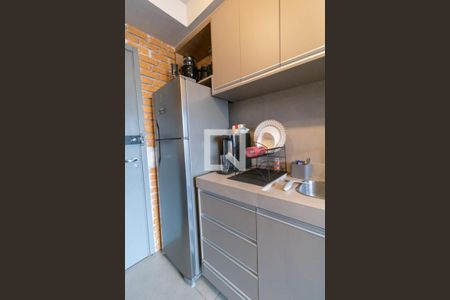 Cozinha de apartamento para alugar com 1 quarto, 29m² em Ferreira, São Paulo