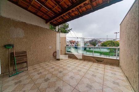 Varanda da Sala de casa à venda com 3 quartos, 196m² em Vila Bela Vista, Santo André