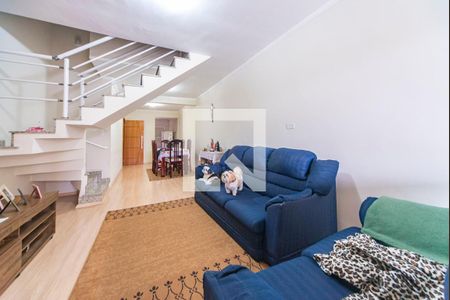 Sala de casa à venda com 3 quartos, 196m² em Vila Bela Vista, Santo André