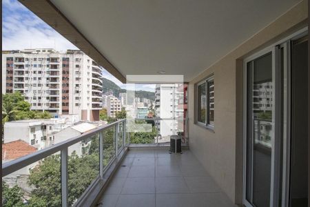 Varanda da Sala de apartamento para alugar com 5 quartos, 225m² em Botafogo, Rio de Janeiro