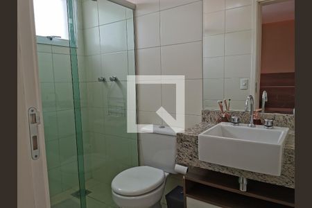 Banheiro da Suíte de apartamento para alugar com 3 quartos, 78m² em Jardim Messina, Jundiaí