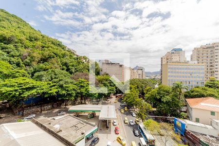 Vista da Sala de apartamento à venda com 3 quartos, 99m² em Botafogo, Rio de Janeiro