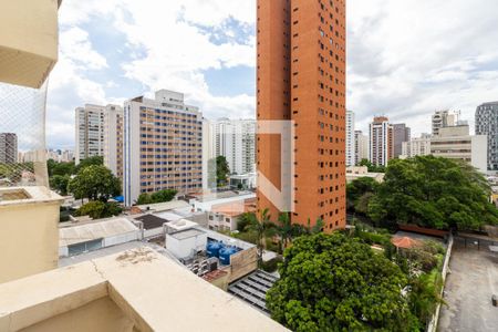 Varanda de apartamento à venda com 1 quarto, 48m² em Moema, São Paulo