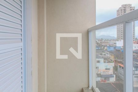 Sacada Quarto 1  de apartamento para alugar com 2 quartos, 52m² em Parque Enseada, Guarujá