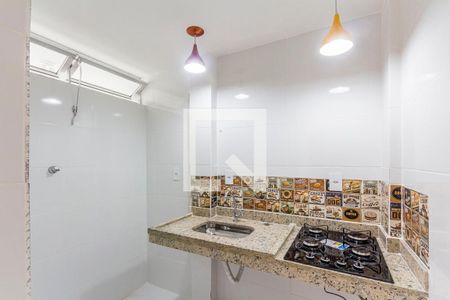 Cozinha de kitnet/studio para alugar com 1 quarto, 25m² em Centro, Rio de Janeiro