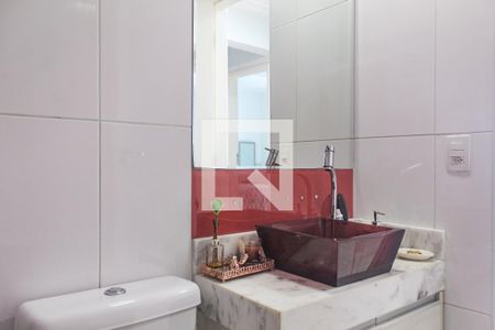 Lavabo de apartamento para alugar com 3 quartos, 177m² em Jardim Tres Marias, Guarujá