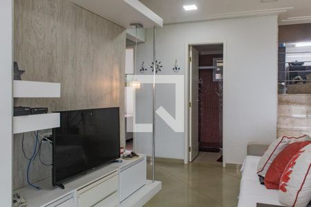 Sala de apartamento para alugar com 3 quartos, 177m² em Jardim Tres Marias, Guarujá