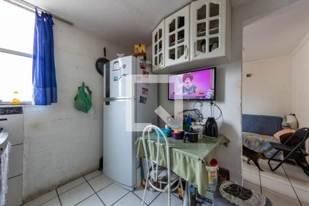 Cozinha de apartamento à venda com 2 quartos, 42m² em Conjunto Habitacional Teotonio Vilela, São Paulo