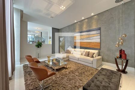 Sala de estar de casa à venda com 4 quartos, 600m² em Mangabeiras, Belo Horizonte