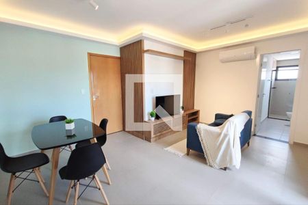 Sala de apartamento para alugar com 1 quarto, 45m² em Jardim do Trevo, Campinas