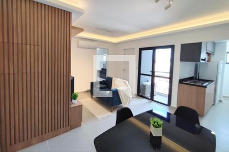 Sala de apartamento para alugar com 1 quarto, 45m² em Jardim do Trevo, Campinas