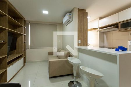 Sala de apartamento para alugar com 1 quarto, 50m² em Setor Bueno, Goiânia