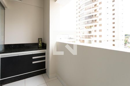 Varanda da Sala de apartamento para alugar com 1 quarto, 41m² em Setor Bueno, Goiânia