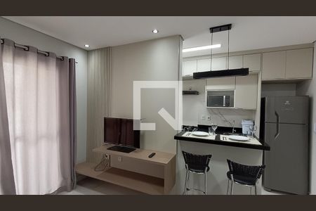 Sala de apartamento para alugar com 1 quarto, 50m² em Vila Independencia, Sorocaba