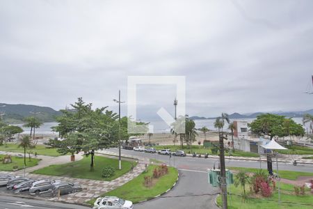 Vista da Sala de Estar e Jantar de apartamento para alugar com 3 quartos, 136m² em Ponta da Praia, Santos