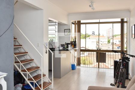 Sala de apartamento à venda com 1 quarto, 60m² em Passo da Areia, Porto Alegre