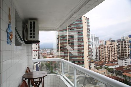 Varanda da Sala de apartamento para alugar com 2 quartos, 62m² em Ocian, Praia Grande