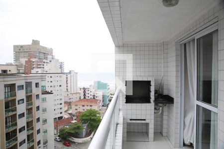 Varanda da Sala de apartamento para alugar com 2 quartos, 62m² em Ocian, Praia Grande