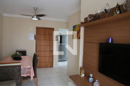 Sala de apartamento para alugar com 2 quartos, 62m² em Ocian, Praia Grande