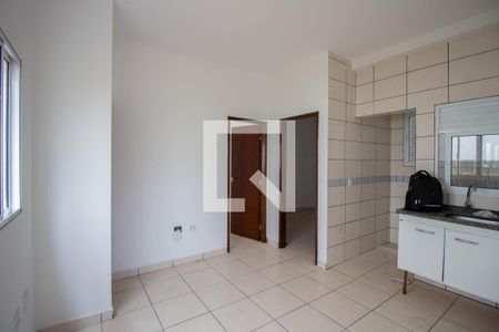 Sala-Cozinha de apartamento para alugar com 2 quartos, 36m² em Jardim Liderança, São Paulo