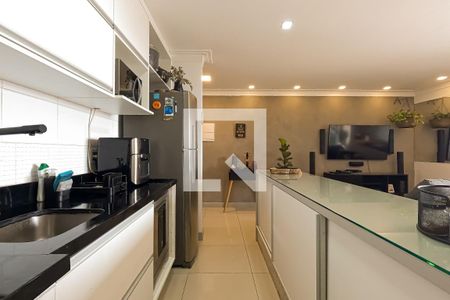 Sala/Cozinha de apartamento para alugar com 3 quartos, 82m² em Vila Augusta, Guarulhos