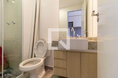 Banheiro de kitnet/studio para alugar com 1 quarto, 26m² em Vila Mariana, São Paulo