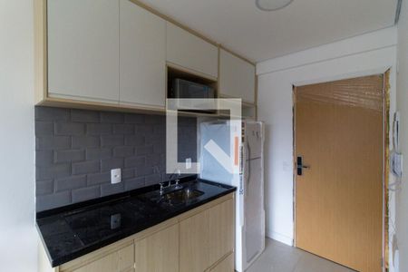 Cozinha de kitnet/studio para alugar com 1 quarto, 26m² em Vila Mariana, São Paulo